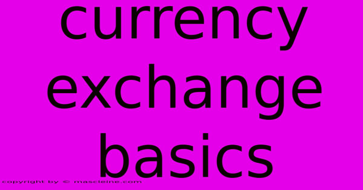 Currency Exchange Basics