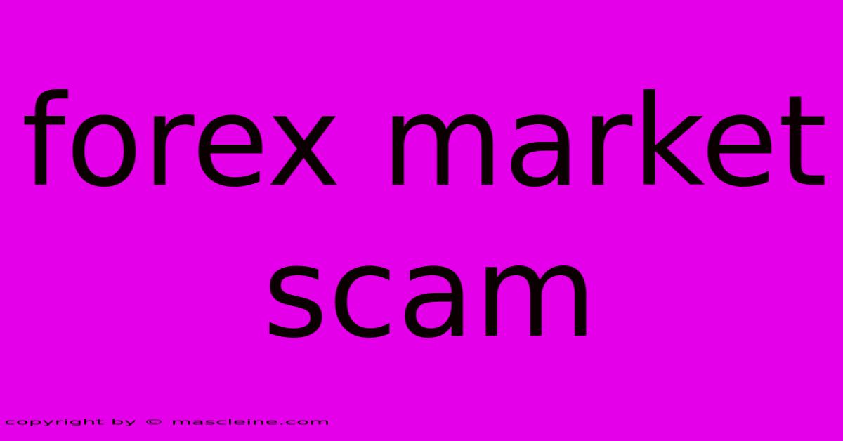 Forex Market Scam