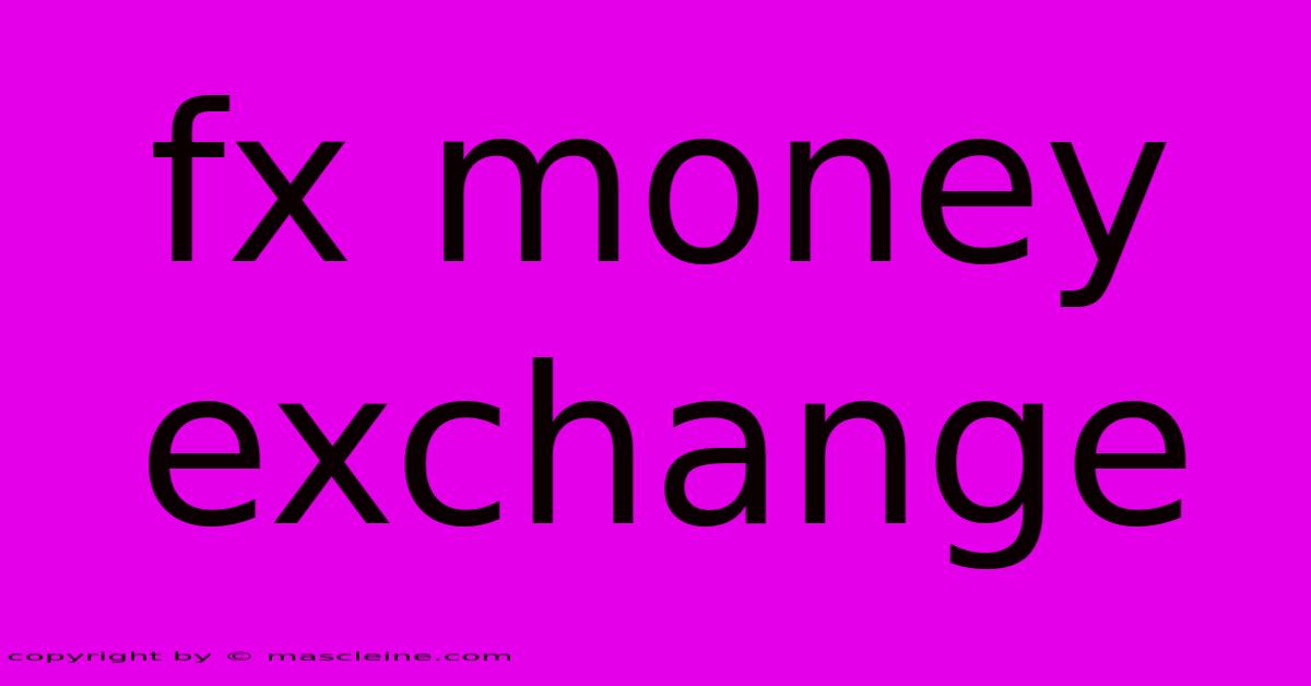 Fx Money Exchange